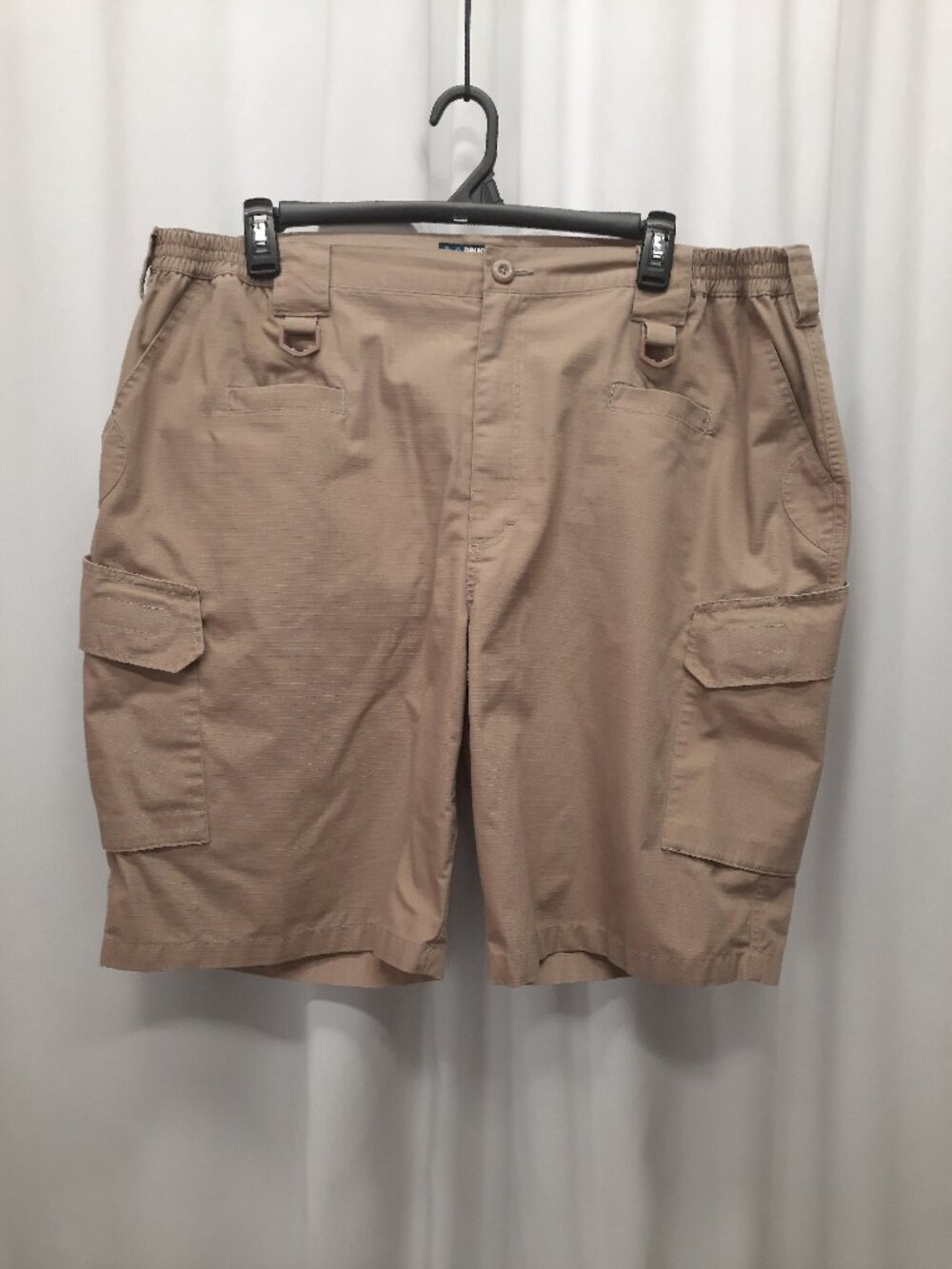 LA Police Gear Men's Operator Tactical Cargo Shorts Size 44 Khaki Tan 11" Inseam